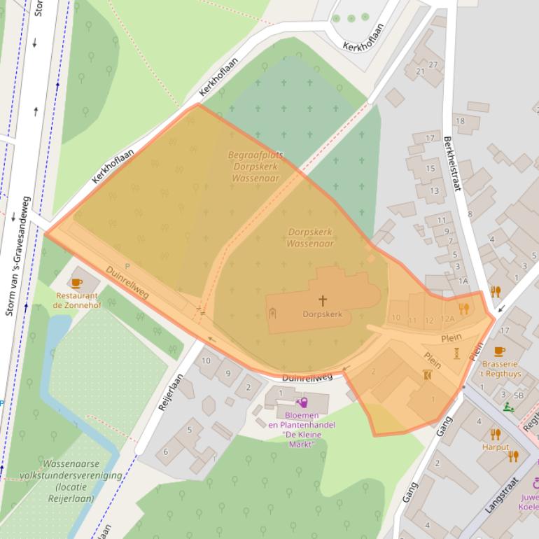 Kaart van postcodegebied 2242KB.