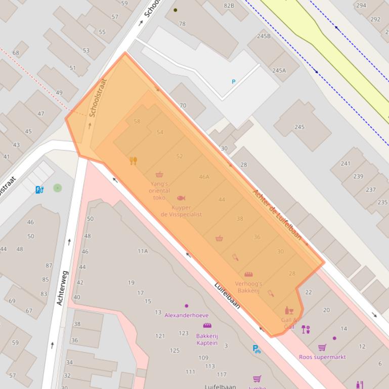 Kaart van postcodegebied 2242KV.