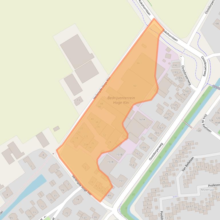 Kaart van postcodegebied 2242NS.