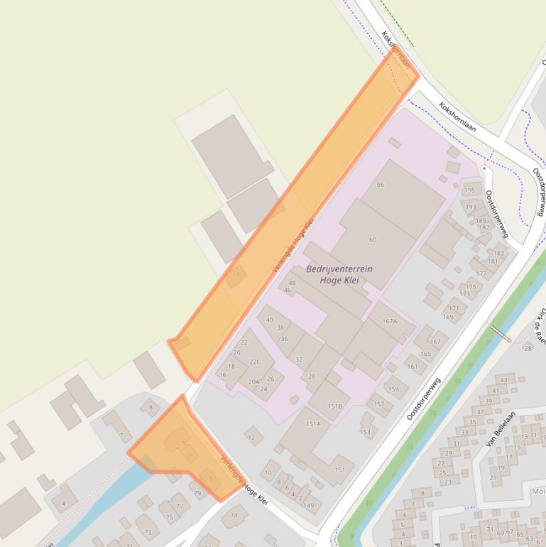 Kaart van postcodegebied 2242NT.