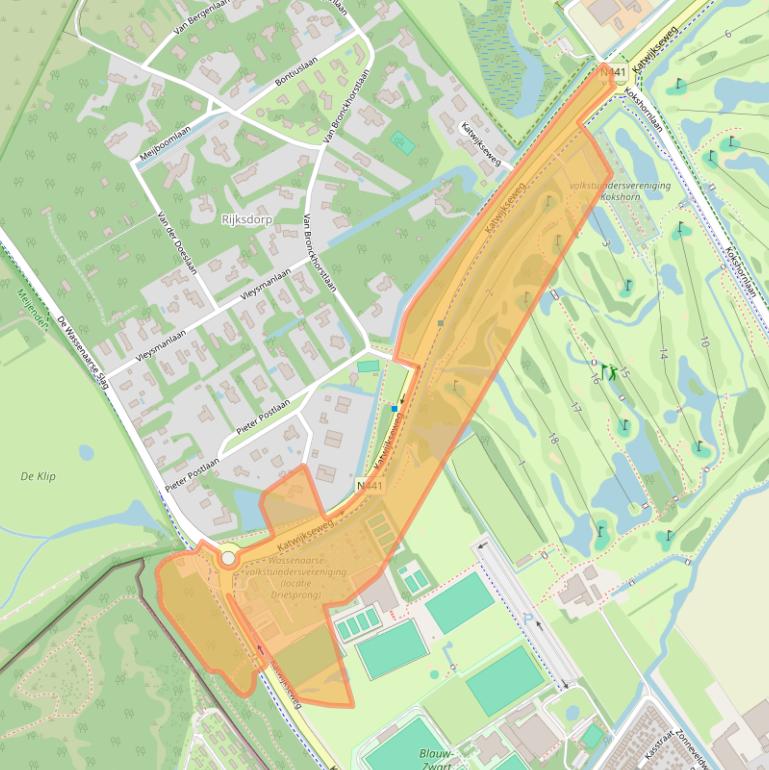 Kaart van postcodegebied 2242PA.