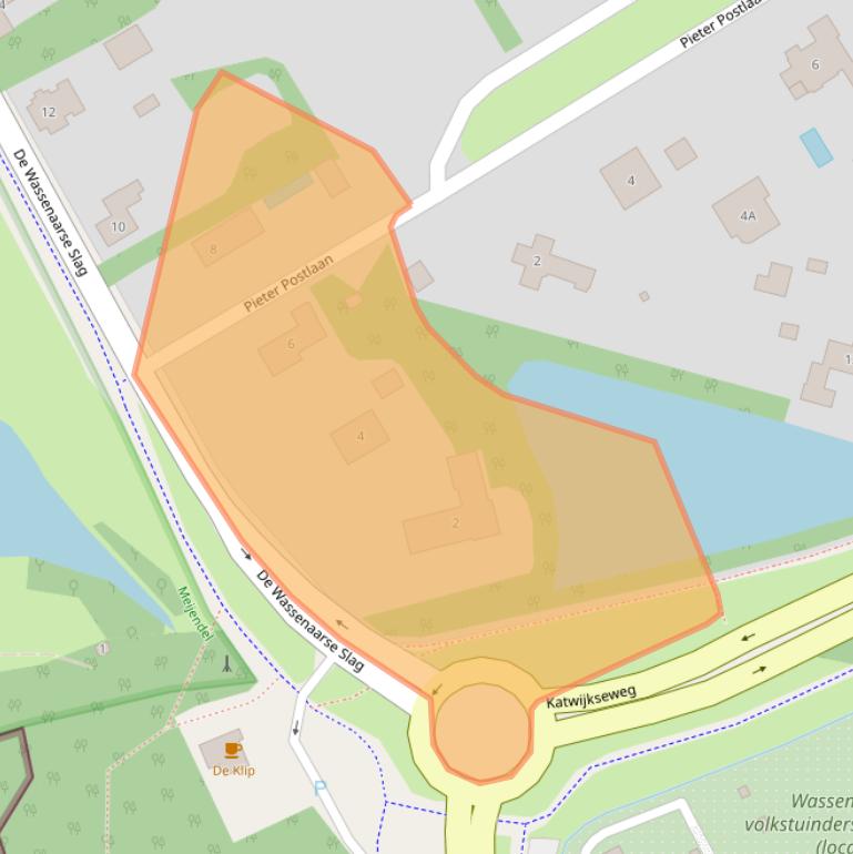 Kaart van postcodegebied 2242PH.