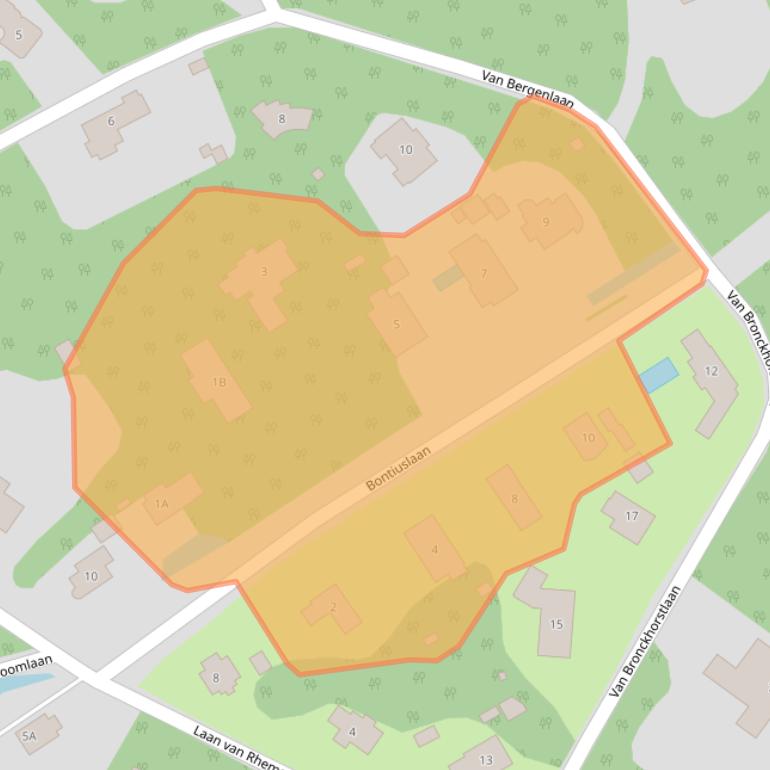 Kaart van postcodegebied 2242PW.
