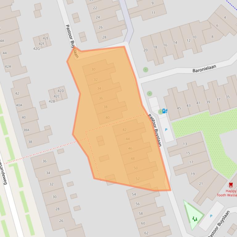 Kaart van postcodegebied 2242RL.