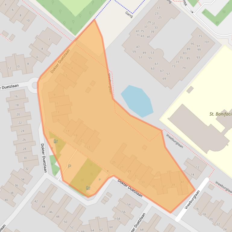Kaart van postcodegebied 2242RS.