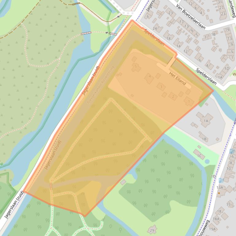 Kaart van postcodegebied 2242SR.