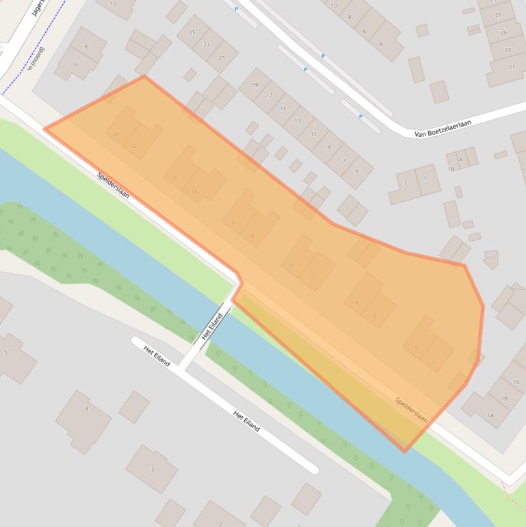 Kaart van postcodegebied 2242ST.