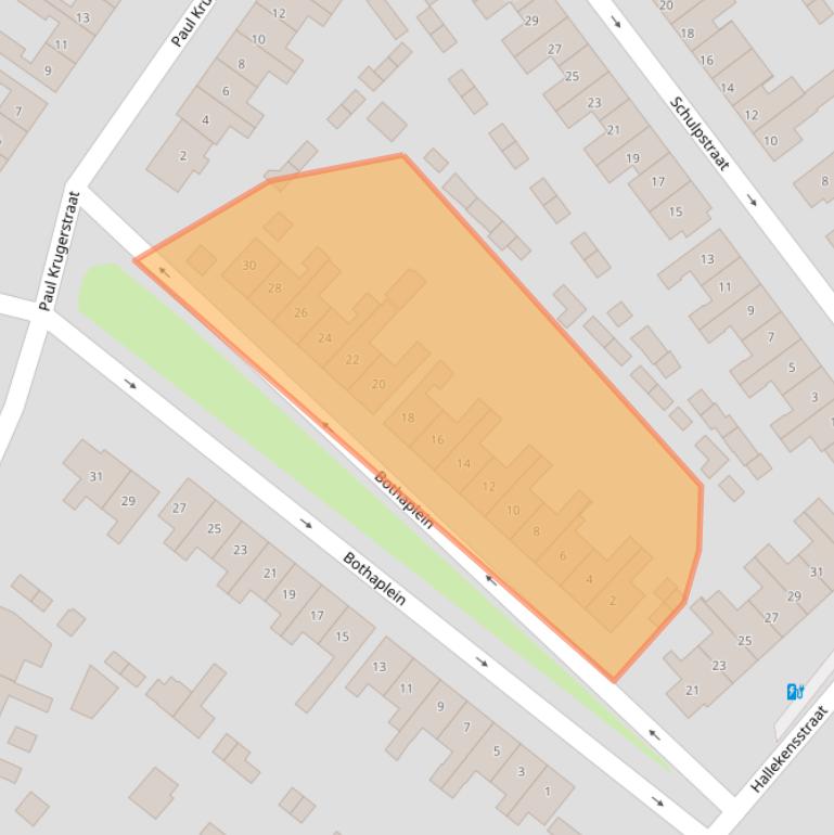 Kaart van postcodegebied 2242XC.