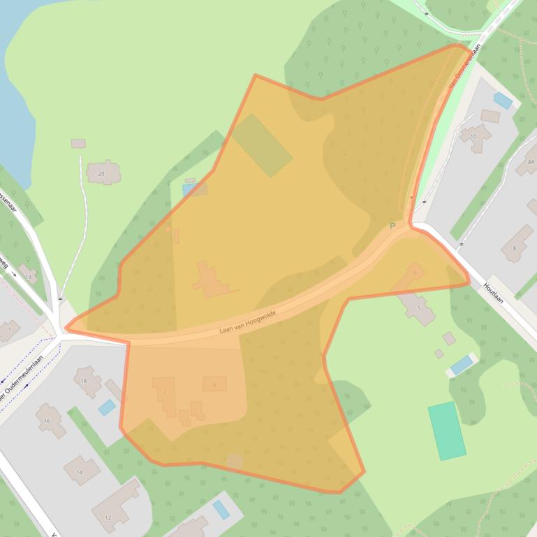 Kaart van postcodegebied 2243CA.