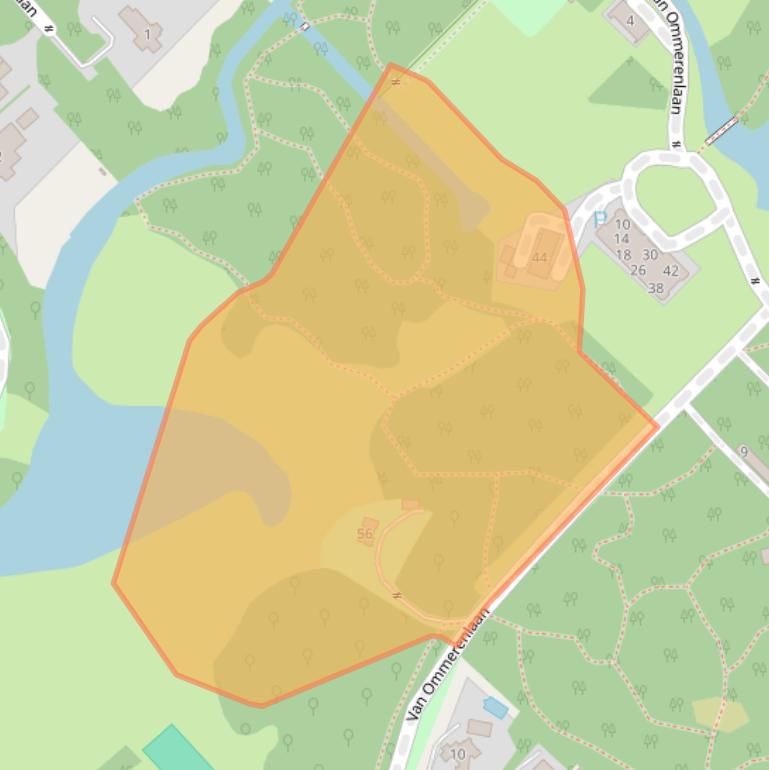Kaart van postcodegebied 2243CG.