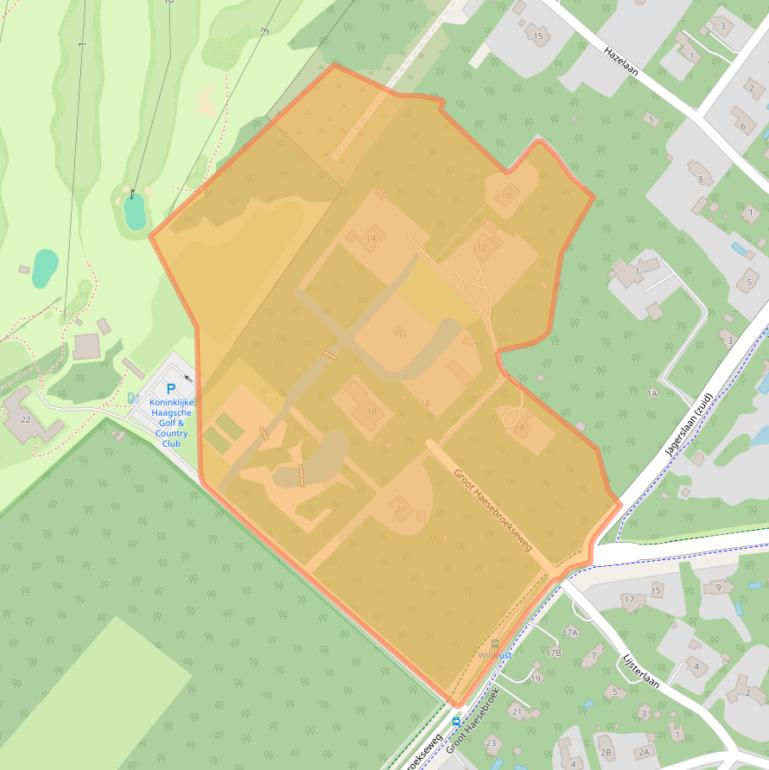 Kaart van postcodegebied 2243EB.