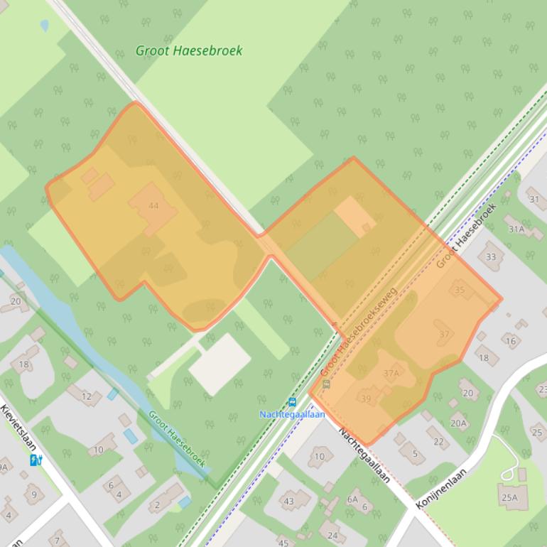 Kaart van postcodegebied 2243ED.