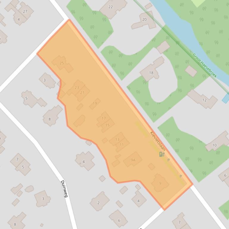 Kaart van postcodegebied 2243GB.