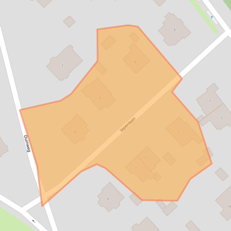 Kaart van postcodegebied 2243GE.