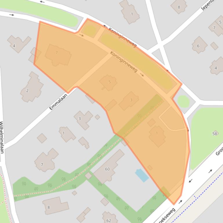 Kaart van postcodegebied 2243HA.