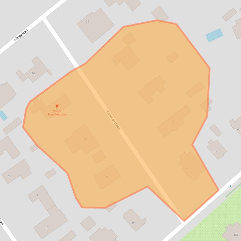 Kaart van postcodegebied 2244AW.