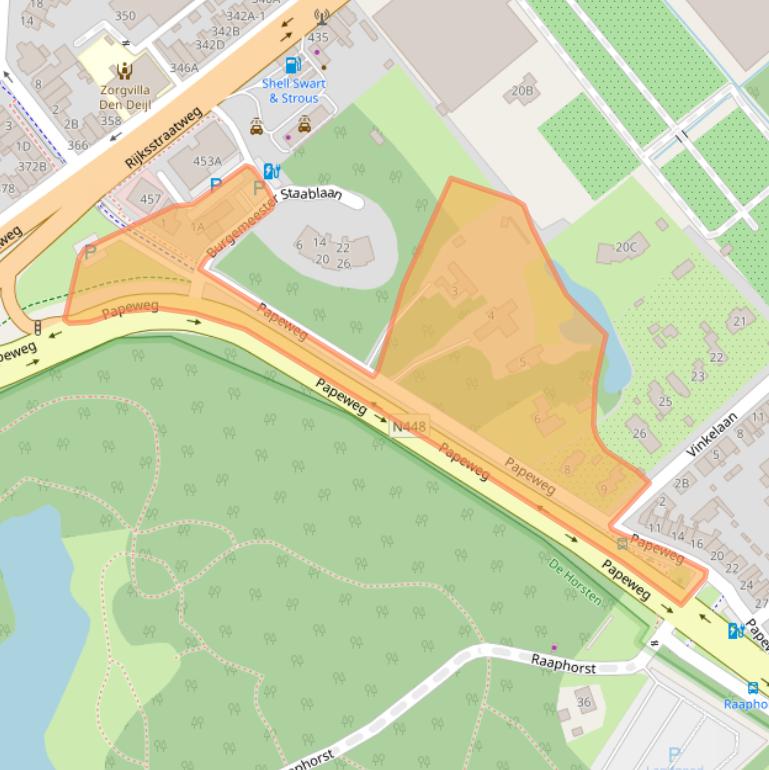 Kaart van postcodegebied 2245AD.