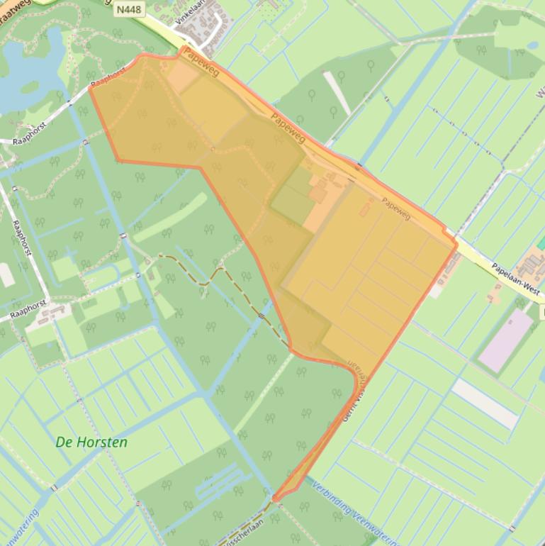 Kaart van postcodegebied 2245AG.