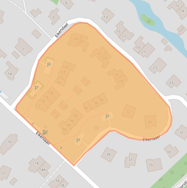 Kaart van postcodegebied 2245BL.