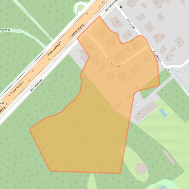 Kaart van postcodegebied 2245CK.