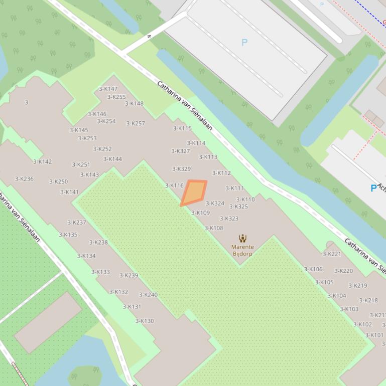 Kaart van postcodegebied 2251AR.