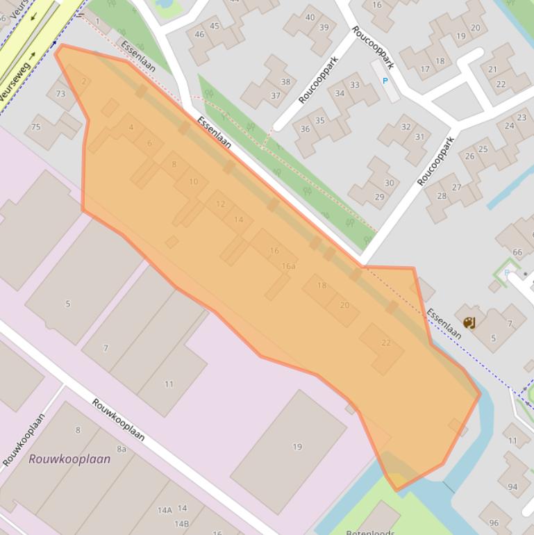 Kaart van postcodegebied 2251AT.