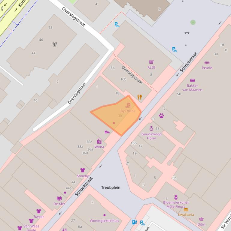 Kaart van postcodegebied 2251BJ.