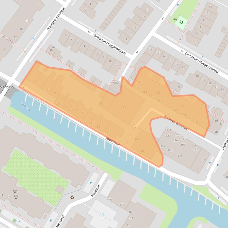 Kaart van postcodegebied 2251CB.