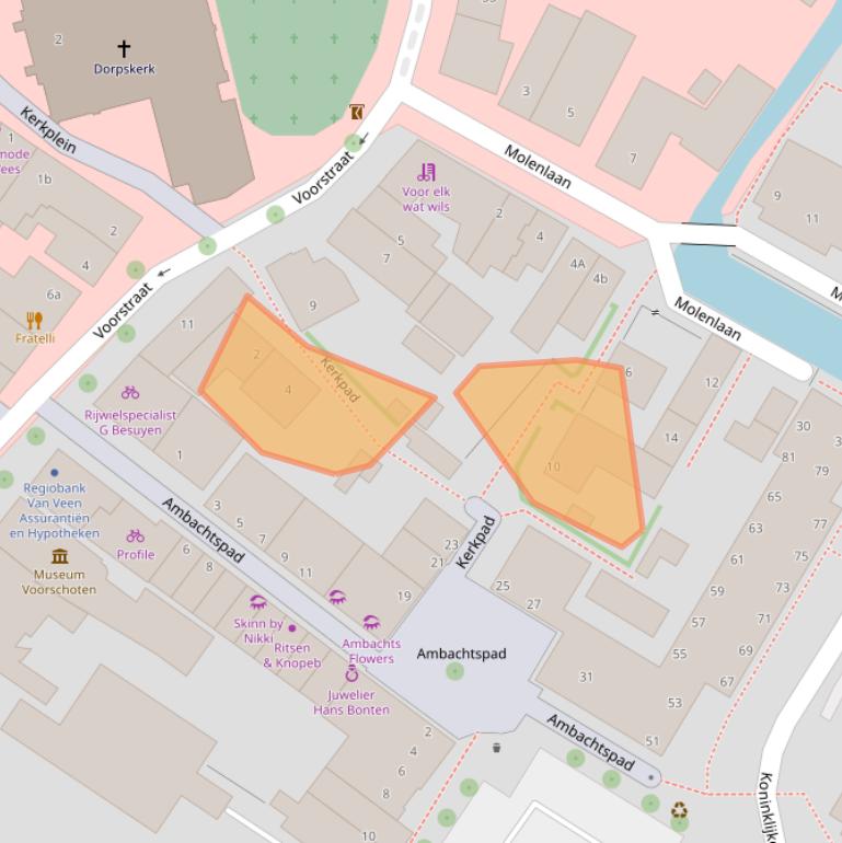 Kaart van postcodegebied 2251CN.