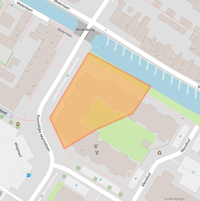 Kaart van postcodegebied 2251DA.