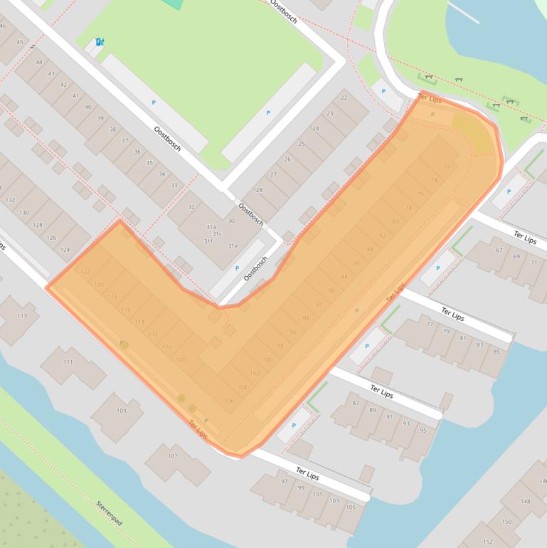 Kaart van postcodegebied 2251DR.