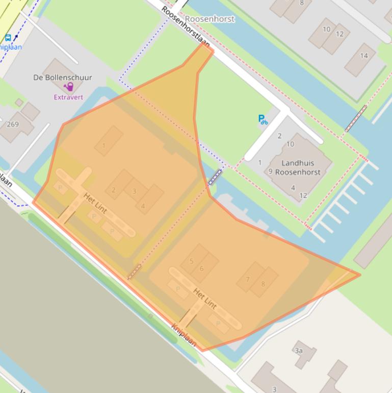 Kaart van postcodegebied 2251EV.