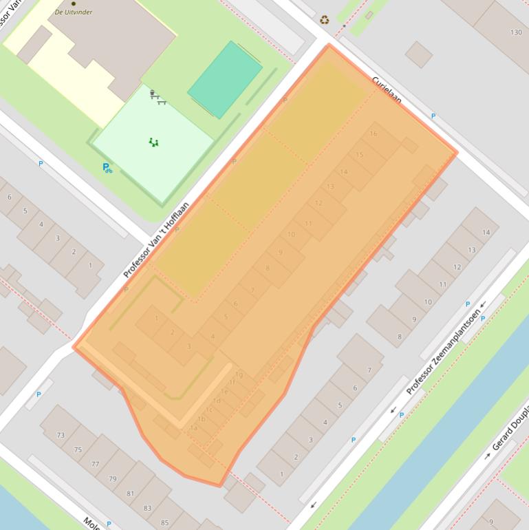 Kaart van postcodegebied 2251GK.