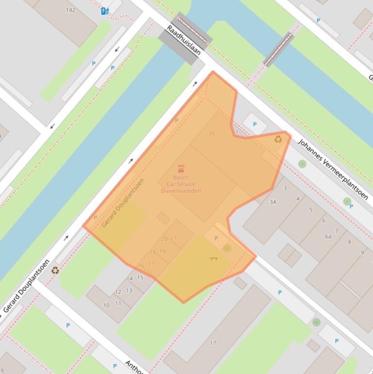 Kaart van postcodegebied 2251GN.