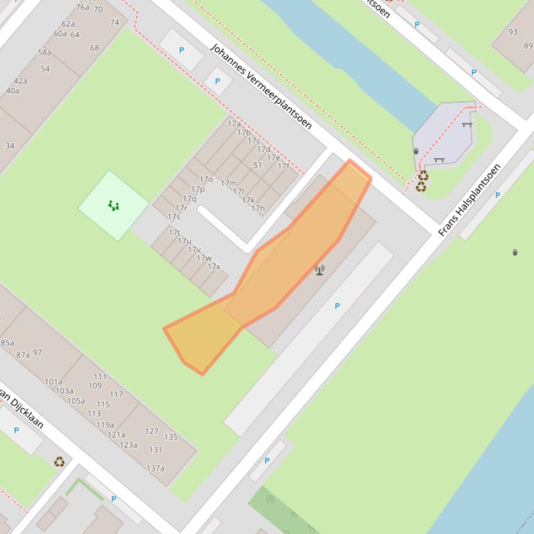 Kaart van postcodegebied 2251GS.