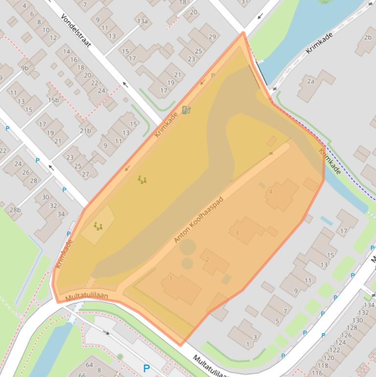 Kaart van postcodegebied 2251HV.