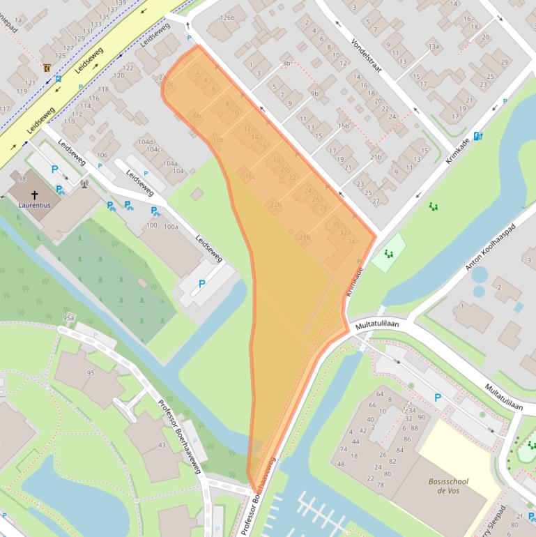 Kaart van postcodegebied 2251KK.