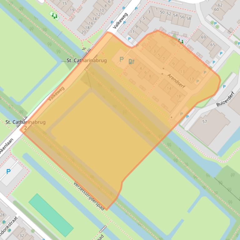 Kaart van postcodegebied 2251MR.