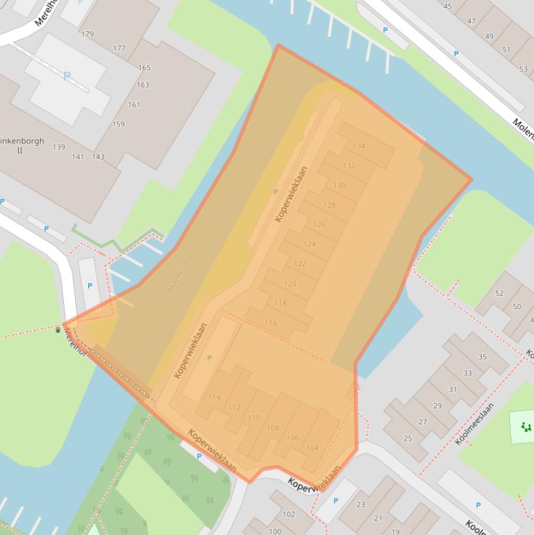 Kaart van postcodegebied 2251PA.