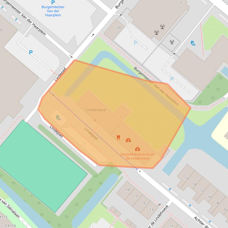 Kaart van postcodegebied 2251PK.