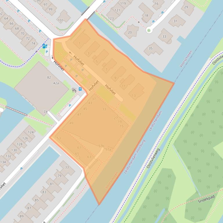 Kaart van postcodegebied 2251TH.