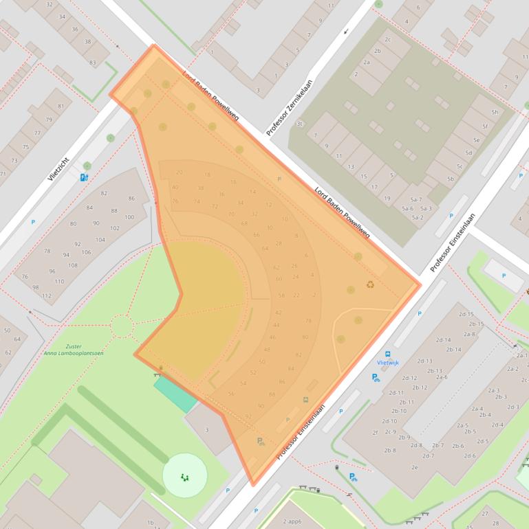 Kaart van postcodegebied 2251VB.