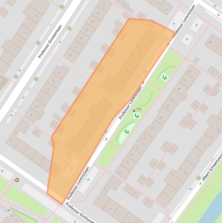 Kaart van postcodegebied 2251VK.