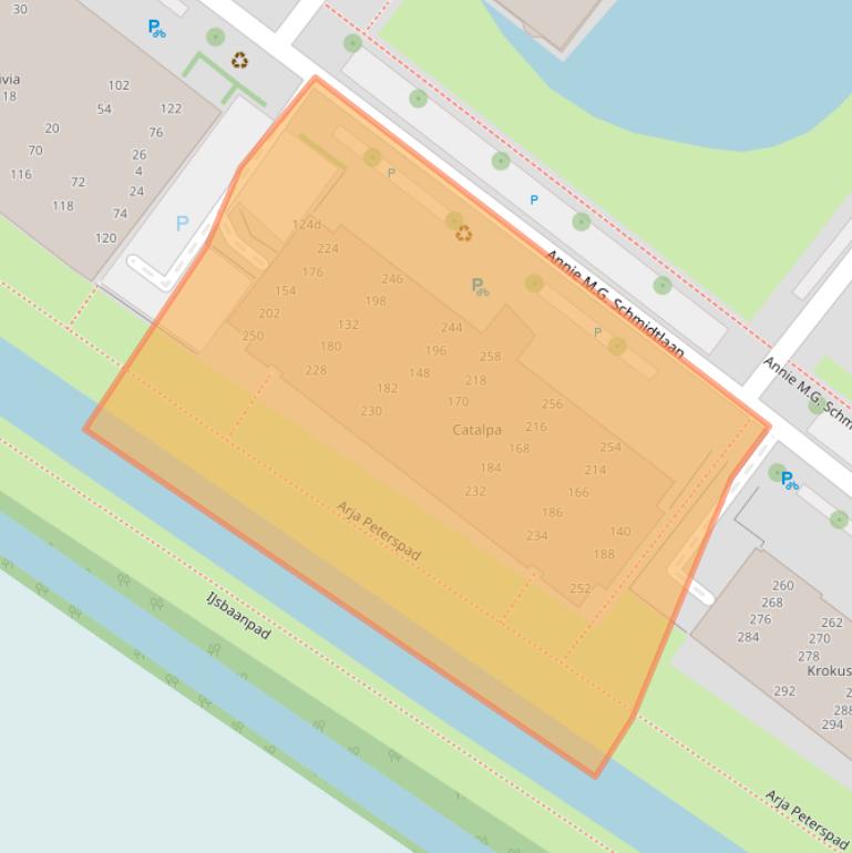 Kaart van postcodegebied 2251ZC.