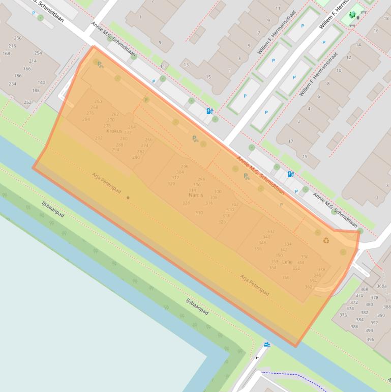 Kaart van postcodegebied 2251ZD.