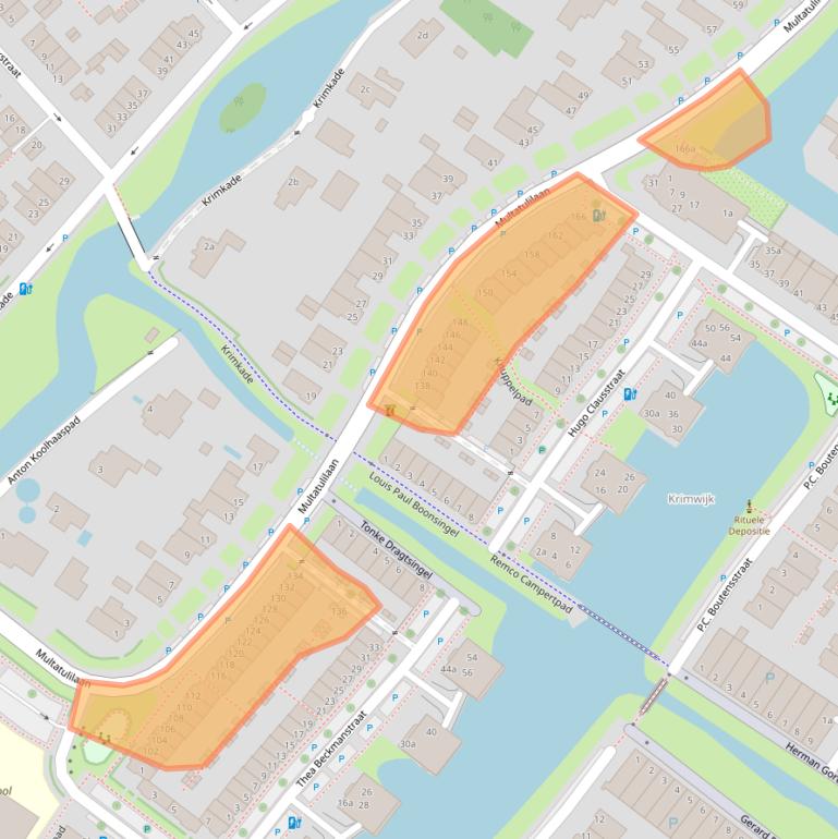 Kaart van postcodegebied 2251ZN.