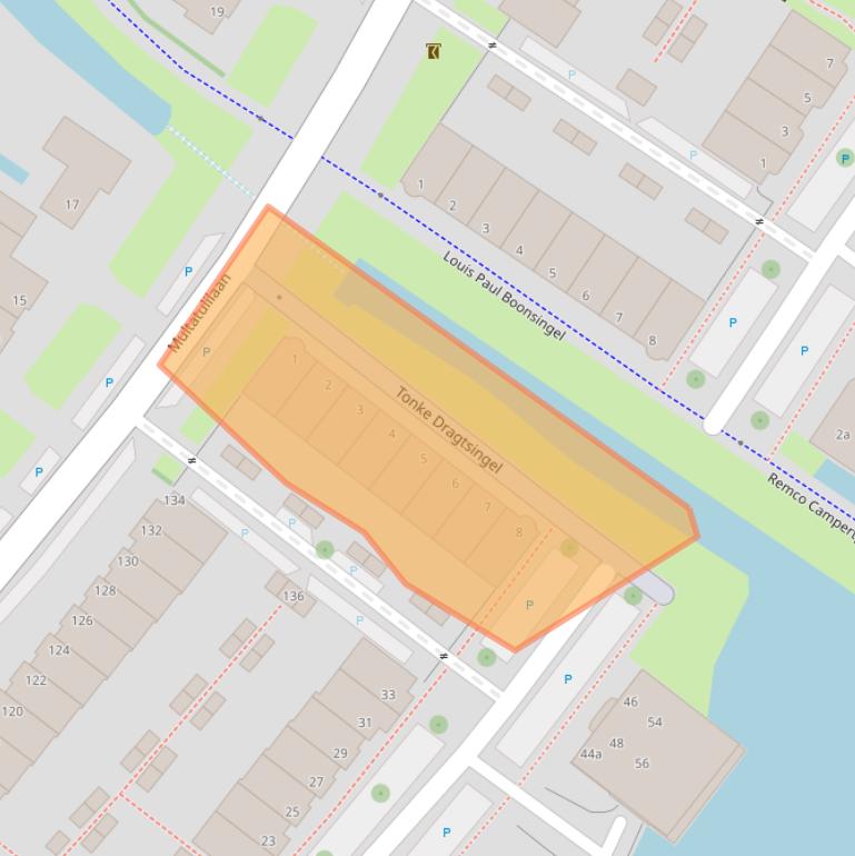 Kaart van postcodegebied 2251ZX.