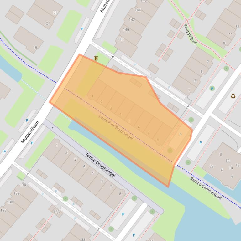 Kaart van postcodegebied 2251ZZ.