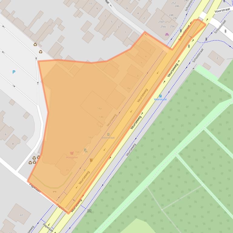 Kaart van postcodegebied 2252AA.