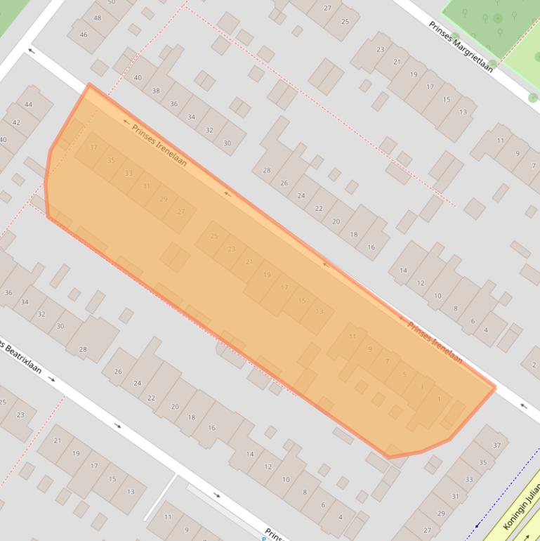 Kaart van postcodegebied 2252GH.